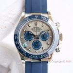 Swiss Copy Rolex Cosmograph Daytona 116509 Blue Ceramic Bezel Oysterflex Watch A7750